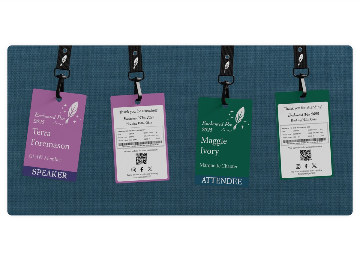 Enchanted Pen Conference mockup